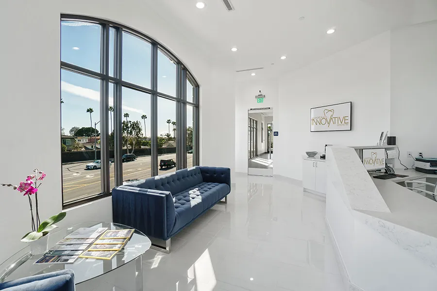 Newport Beach Innovative Dentistry reception desk