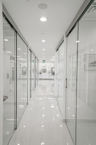 Newport Beach Innovative Dentistry hallway