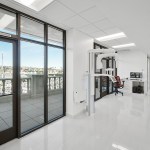 Hallway and balcony at Newport Beach Innovative Dentistry